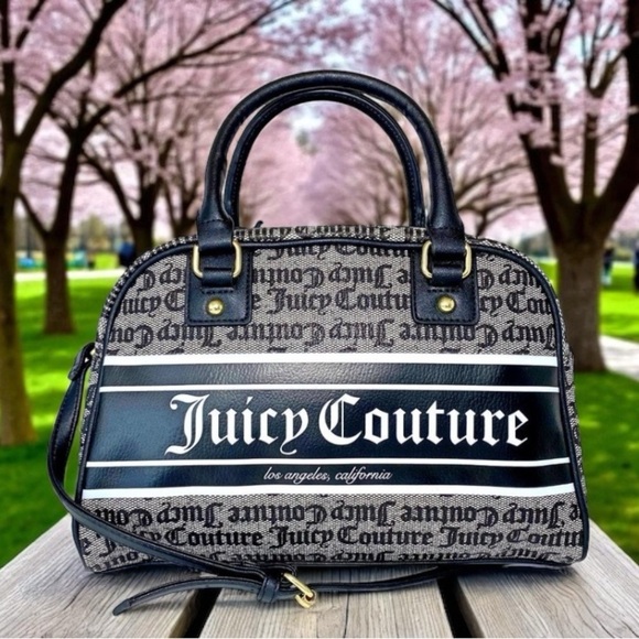 Juicy Couture Handbags - Juicy Couture Black Fashionista Bowler Satchel Bag NWT
